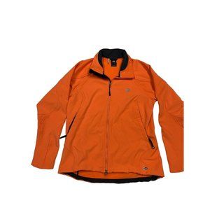 Adidas Climaproof 365 Mens L Orange Softshell Midweight Jacket Media Pocket